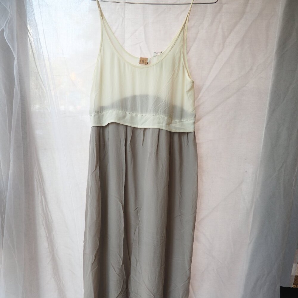 Aritzia Wilfred Bisous Silk Maxi Tank Dress